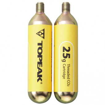 Topeak - 25g Threaded CO2 Cartridge - CO2 Cartridge