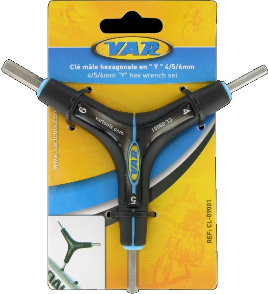 Var Hex Wrench - 4/5/6mm "Y"