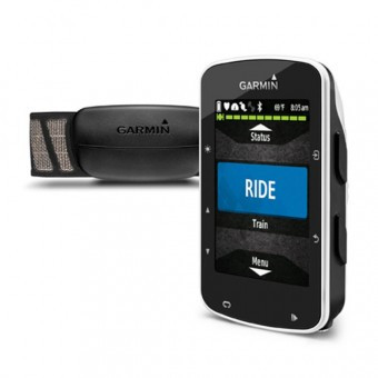 Garmin - Edge 520 Bundle Bicycle GPS - Computer - Black - 6x14x14cm