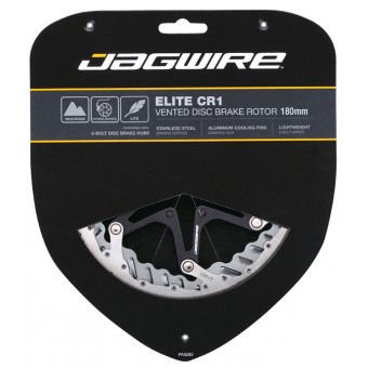 Jagwire Elite CR1 Vented Disc Brake Rotor, 6- Bolt Disc, 180MM 