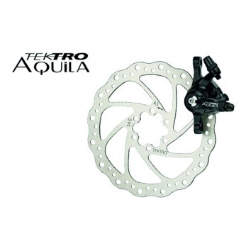 Tektro - Ball Bearing Cable Including Caliper 160mm Wave Rotor Front & Rear IS Adpt Cable & Casing(1400x1560) - Disc Brake