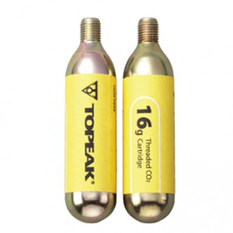 Topeak - 16g Threaded CO2 Cartridge - CO2 Cartridge